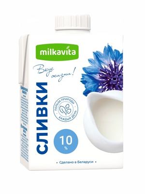4811309013648 კრემი СЛИВКИ CREAM 10% 500ml Milkavita